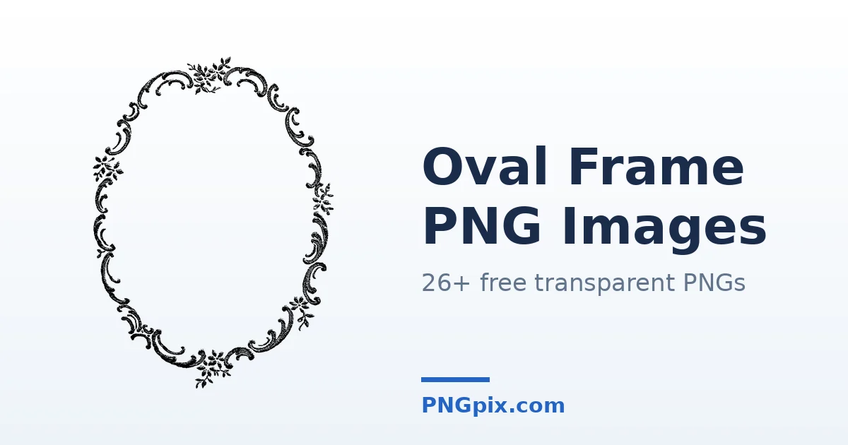Oval Frame PNG images