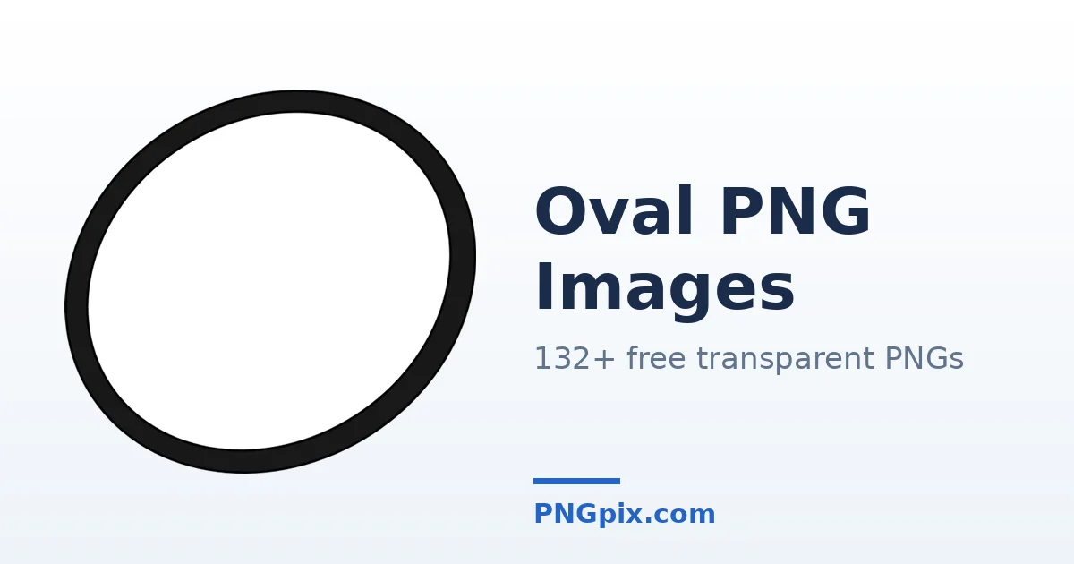 Oval PNG images