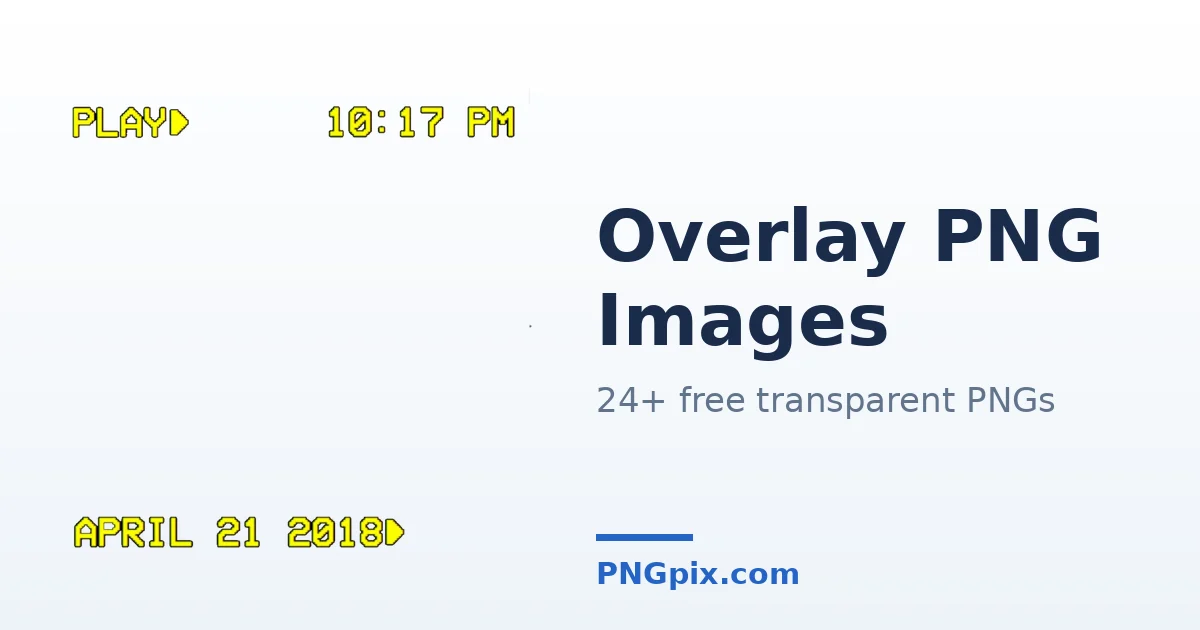 Overlay PNG images
