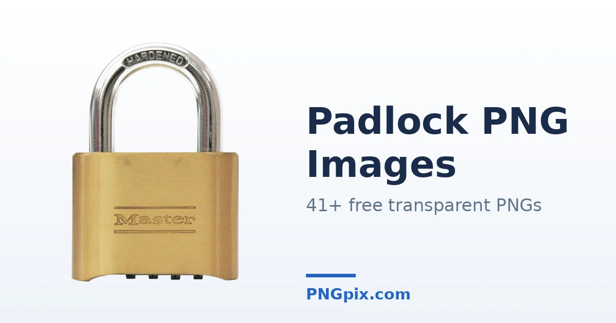Padlock PNG images