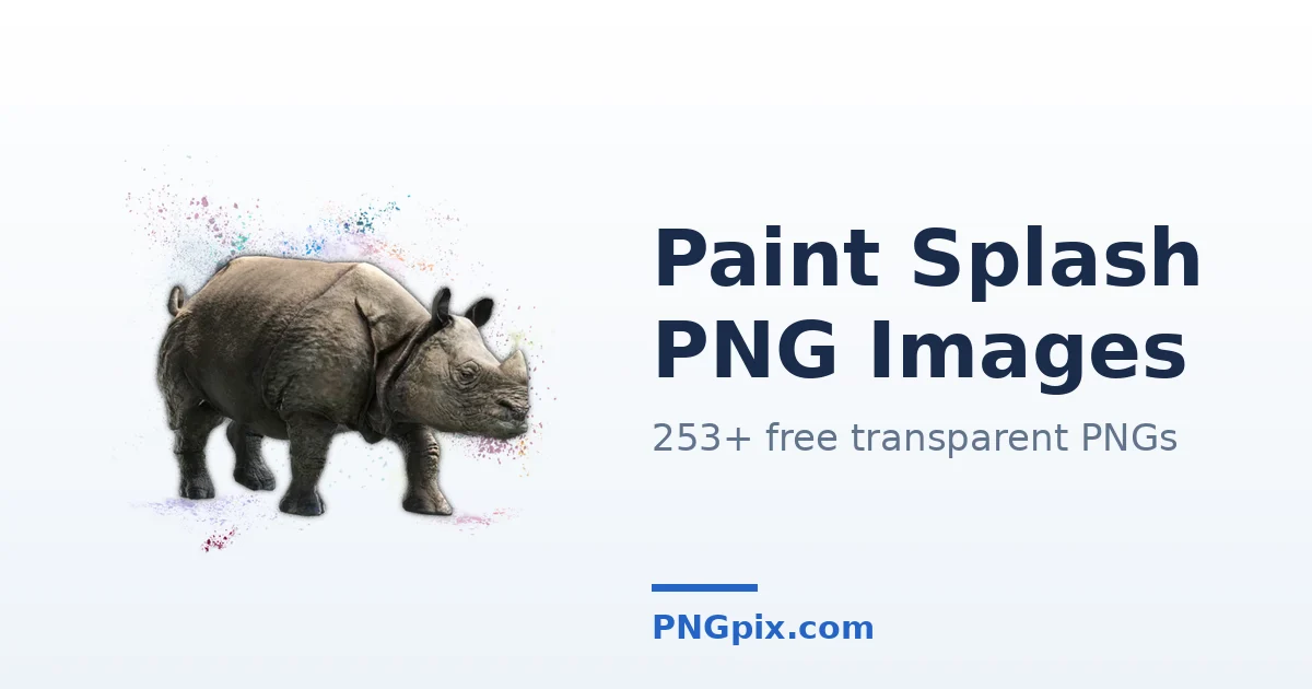Paint Splash PNG images
