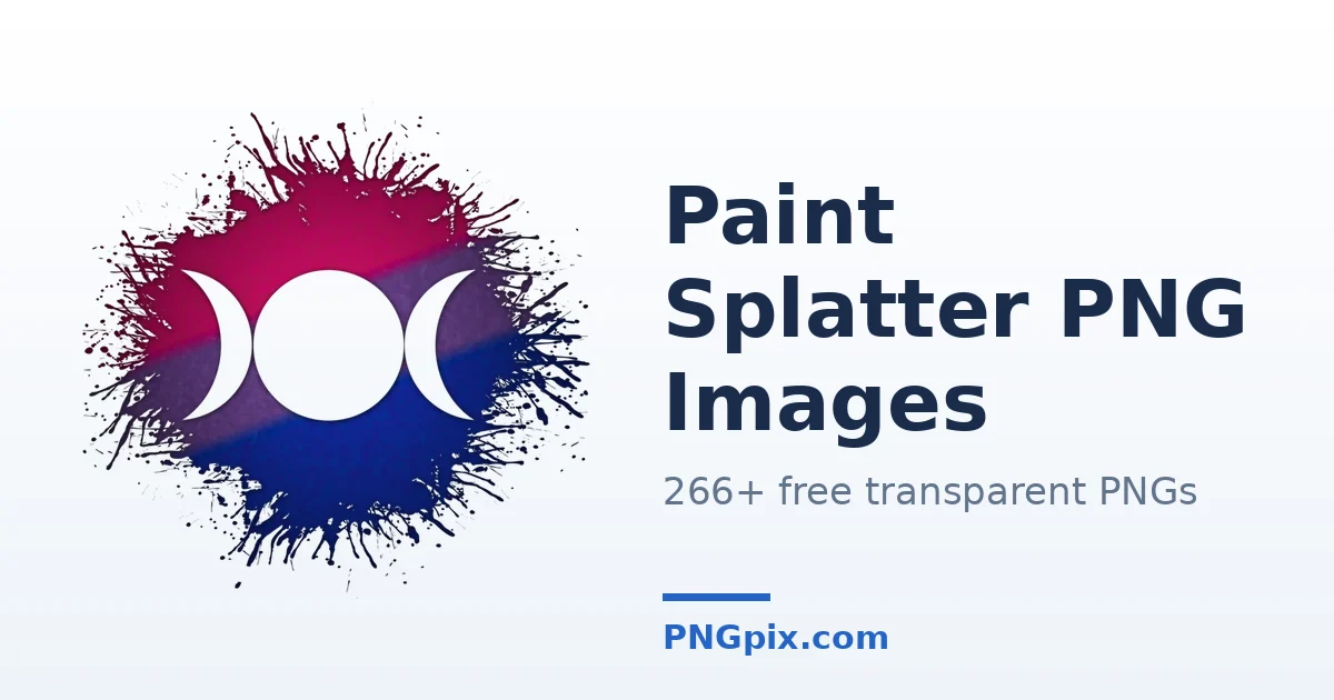 Paint Splatter PNG images