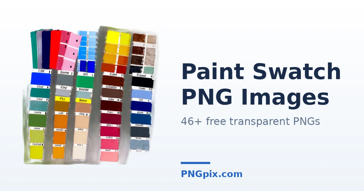 Paint Swatch PNG images