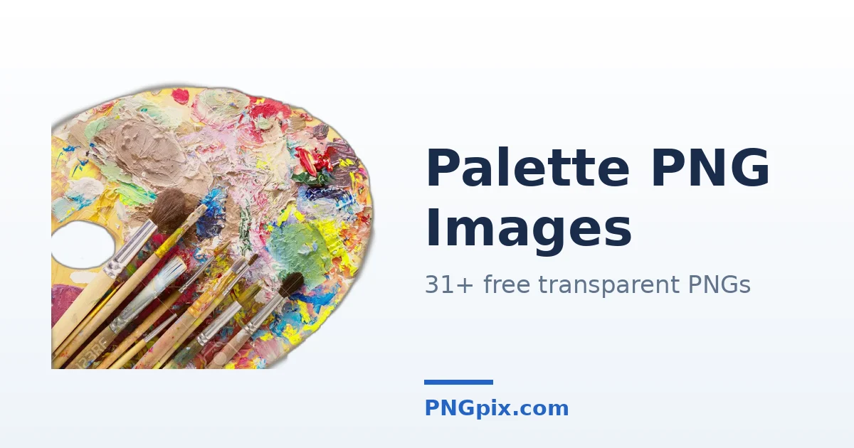 Palette PNG images