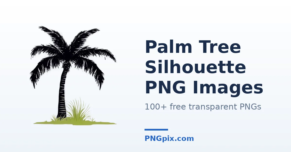 Palm Tree Silhouette PNG images