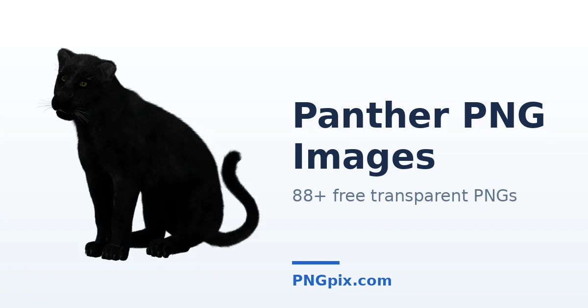 Panther PNG images