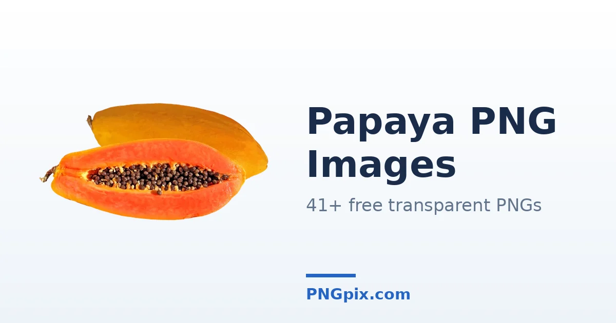 Papaya PNG images