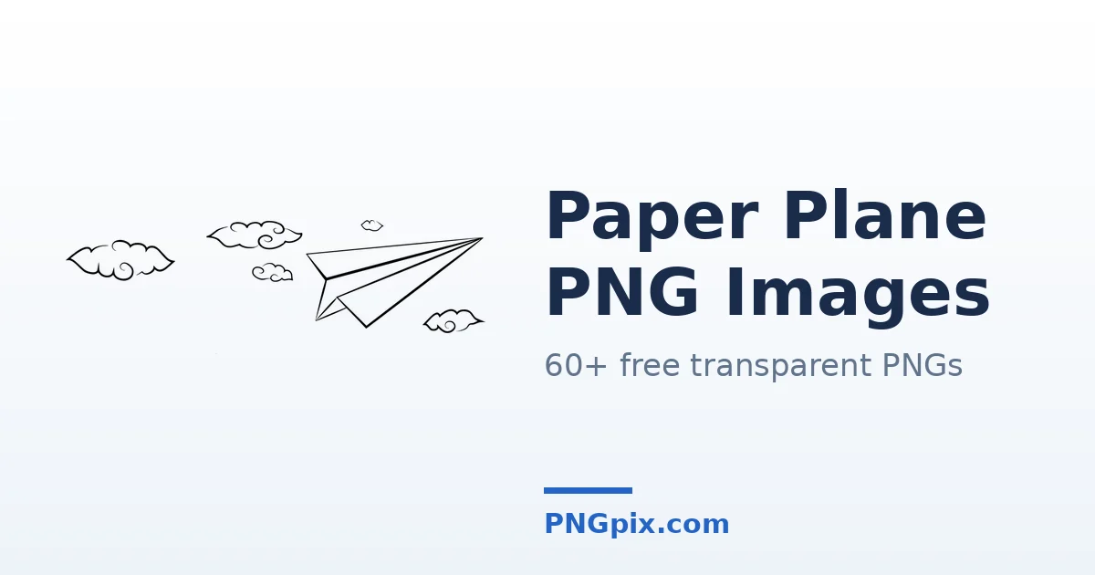 Paper Plane PNG images