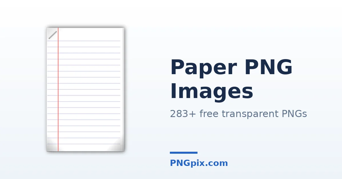 Paper PNG images