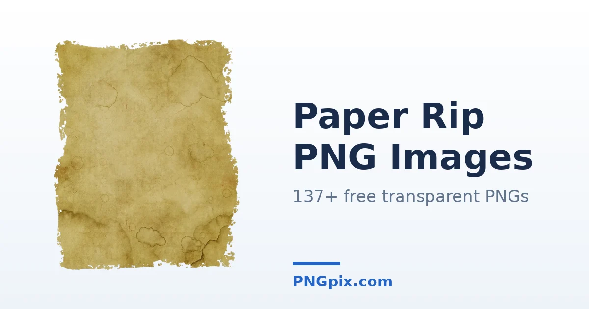 Paper Rip PNG images