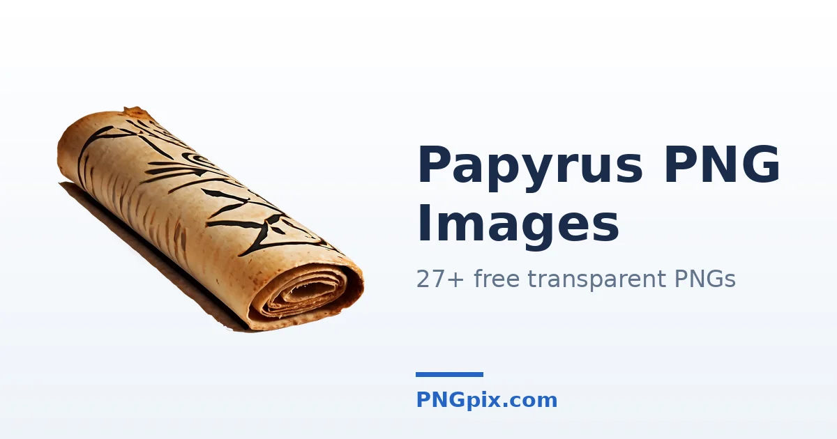 Papyrus PNG images