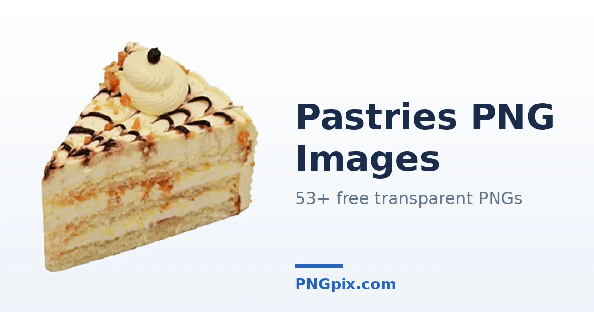 Pastries PNG images
