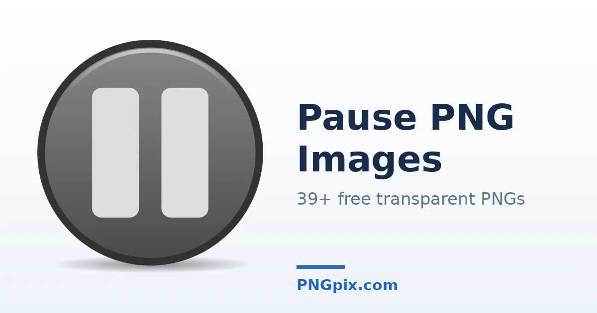 Pause PNG images