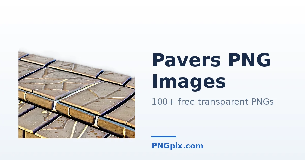 Pavers PNG images