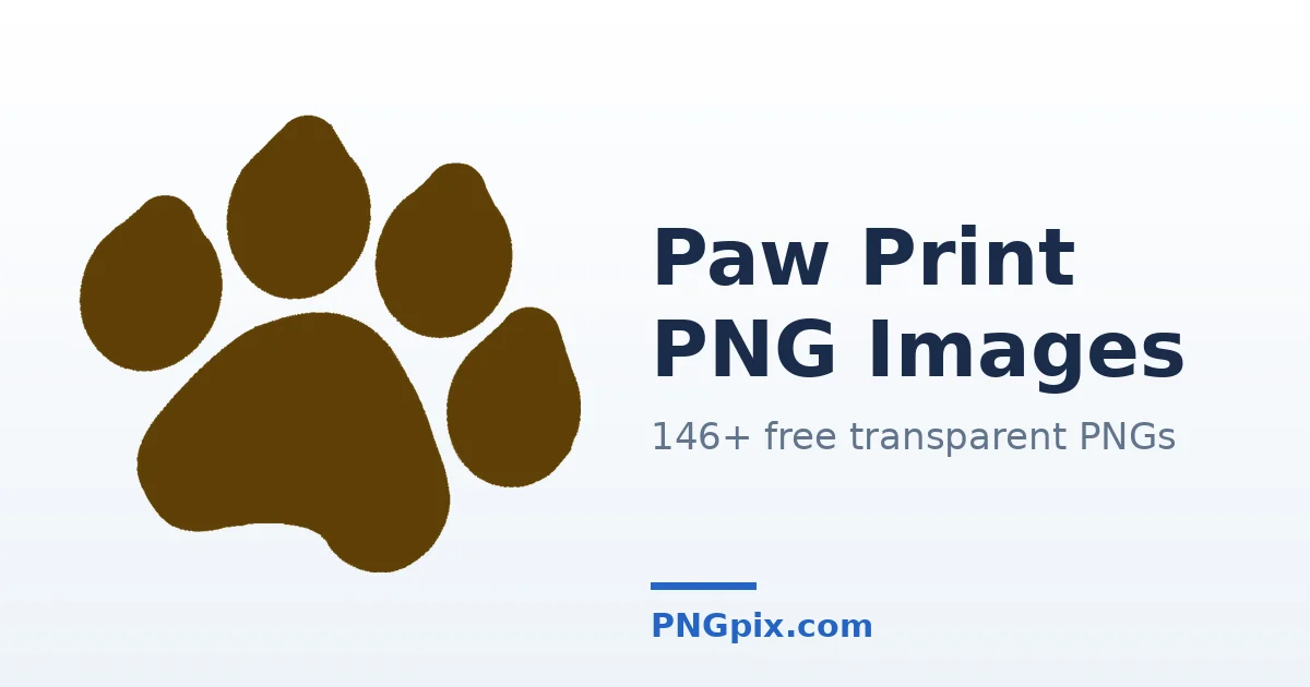 Paw Print PNG images