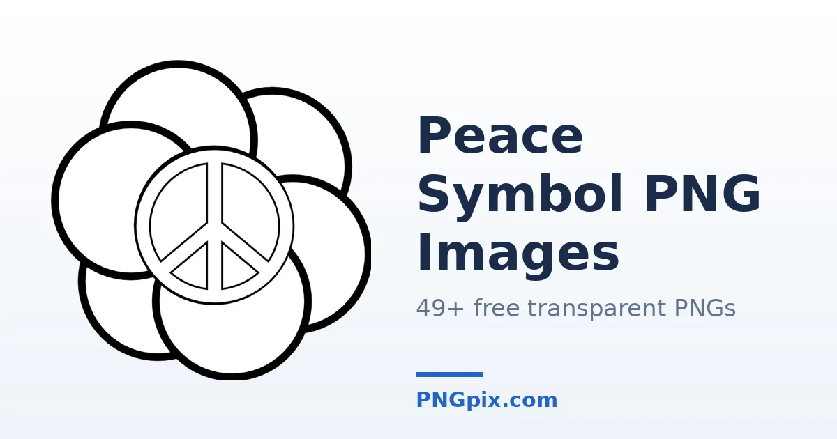 Peace Symbol PNG images