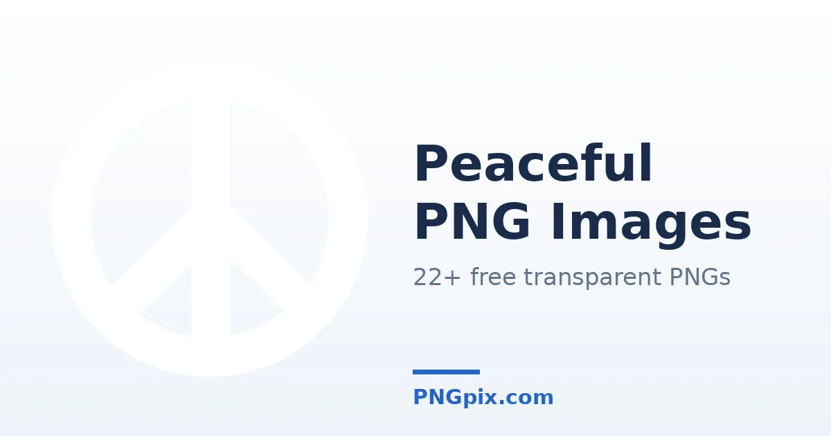 Peaceful PNG images
