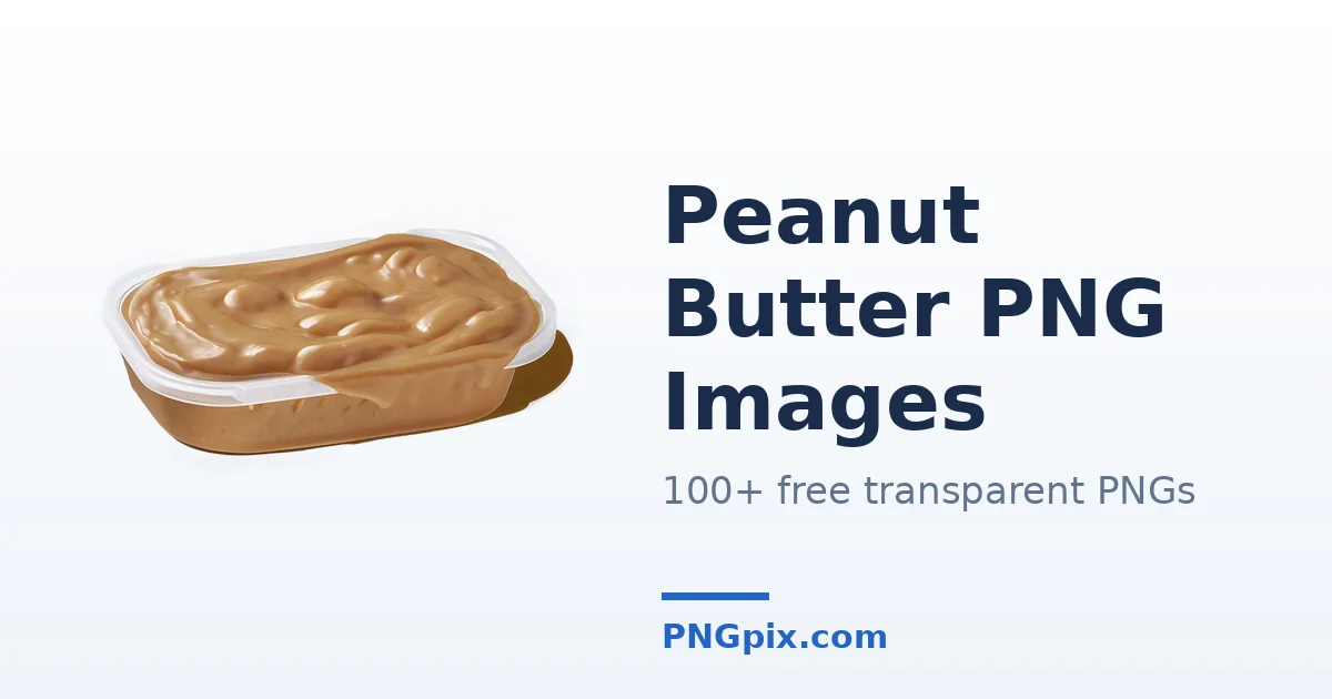 Peanut Butter PNG images