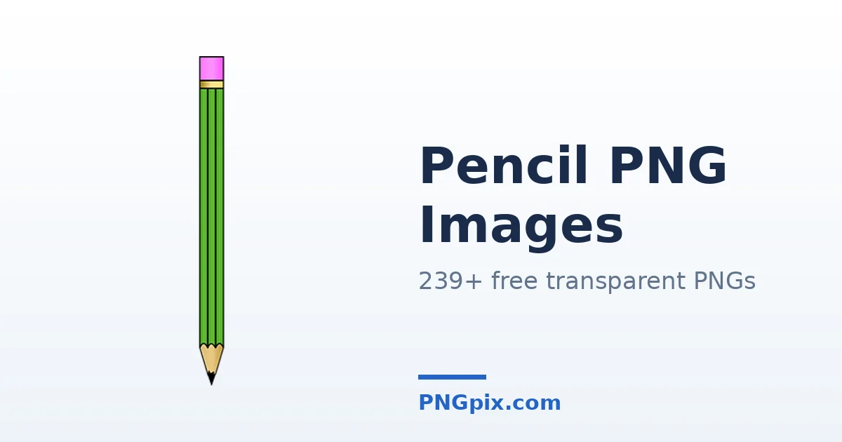Pencil PNG images
