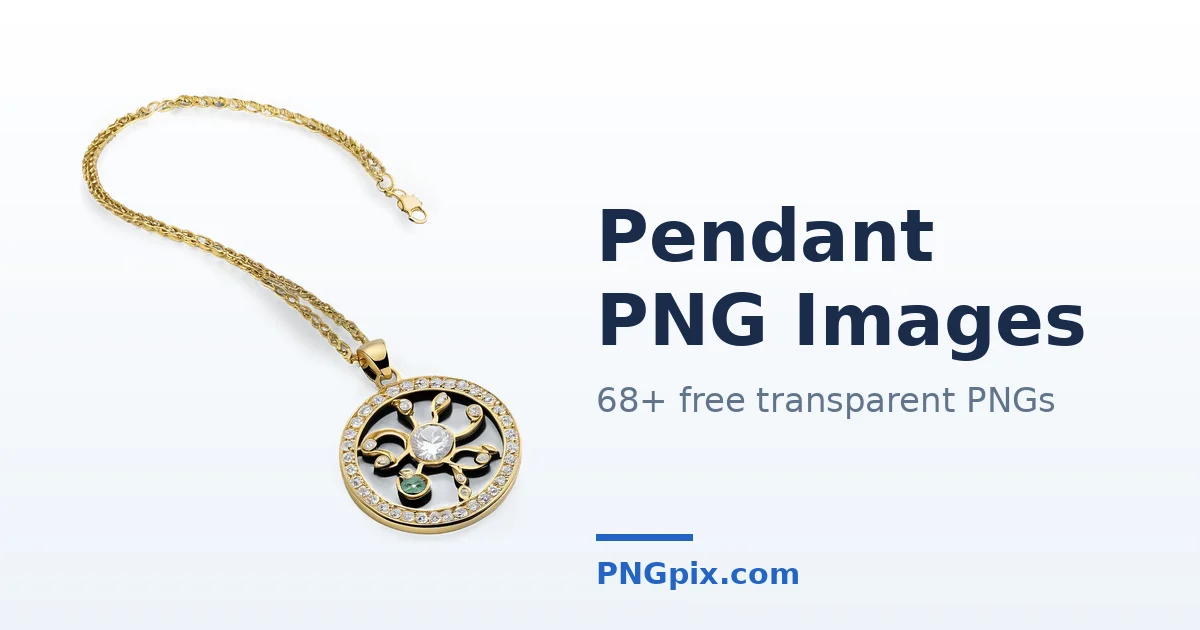 Pendant PNG images