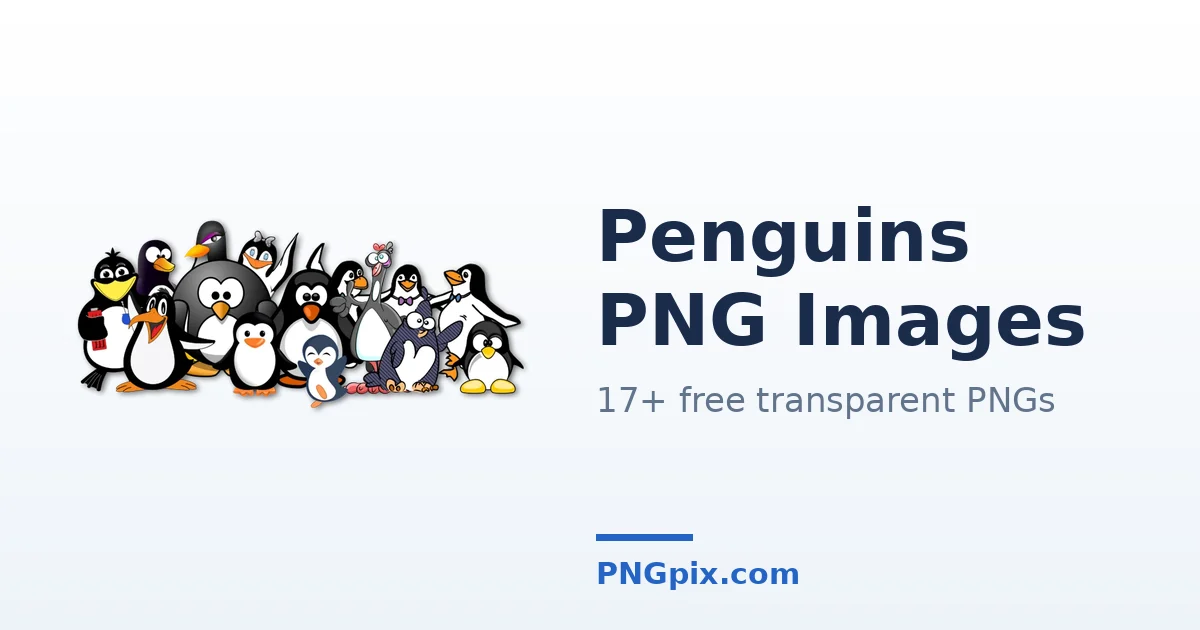 Penguins PNG images