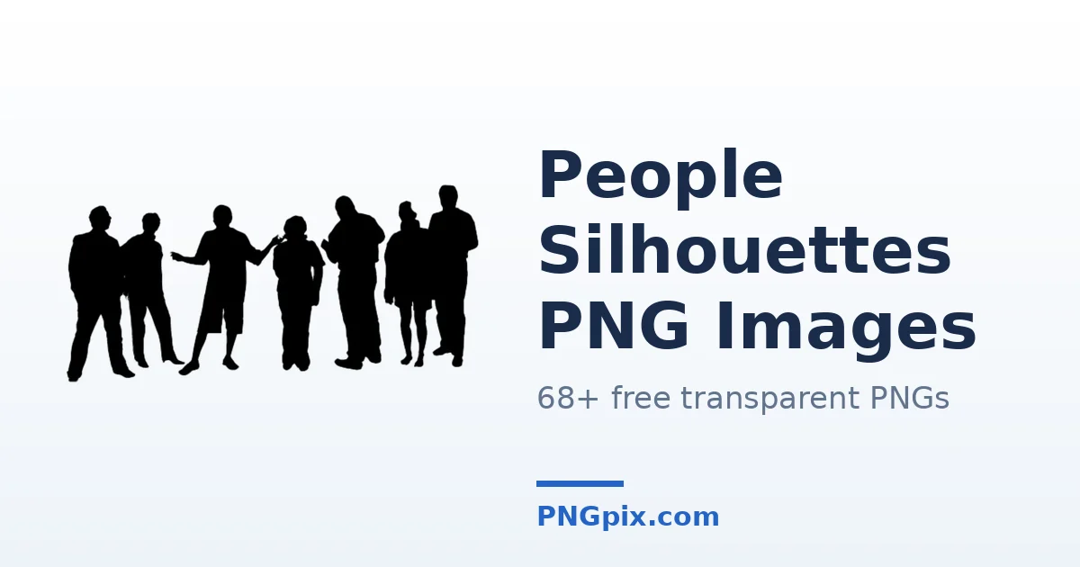People Silhouettes PNG images