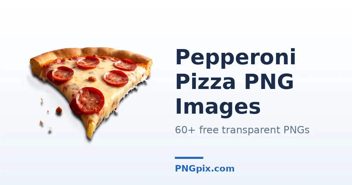 Pepperoni Pizza PNG images
