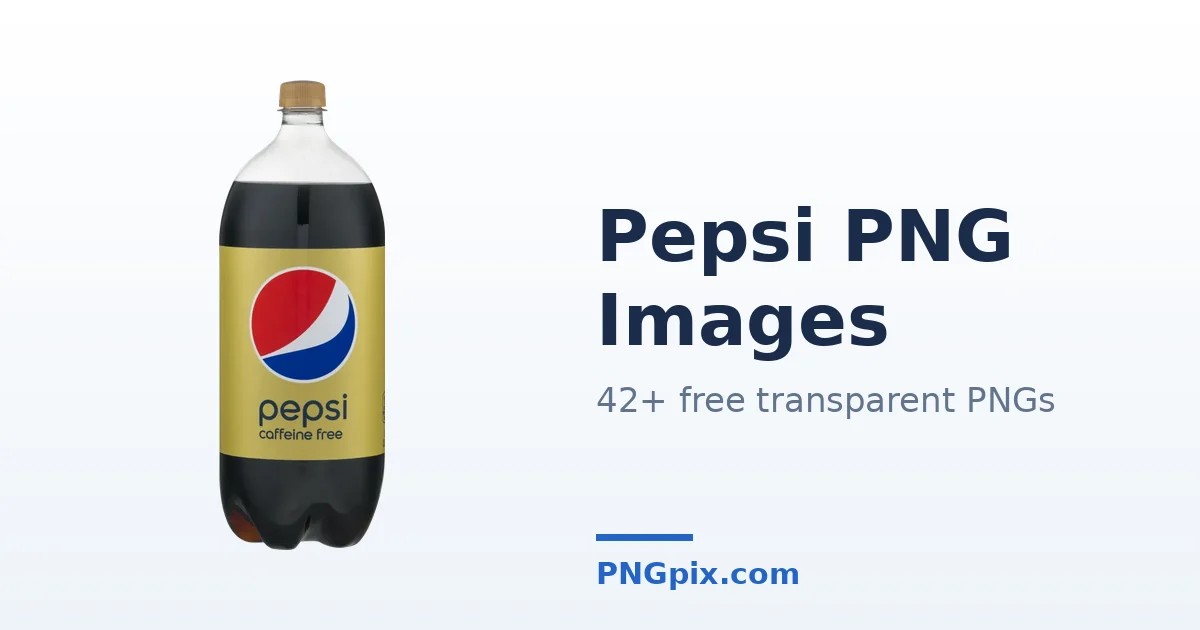 Pepsi PNG images