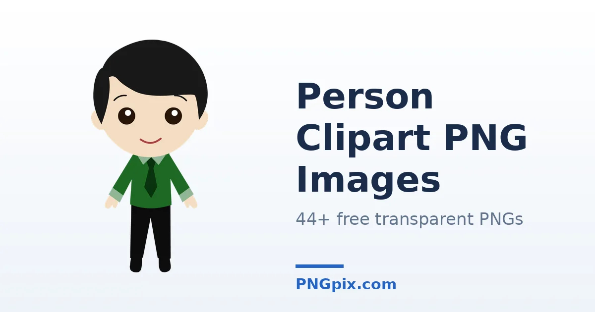 Person Clipart PNG images