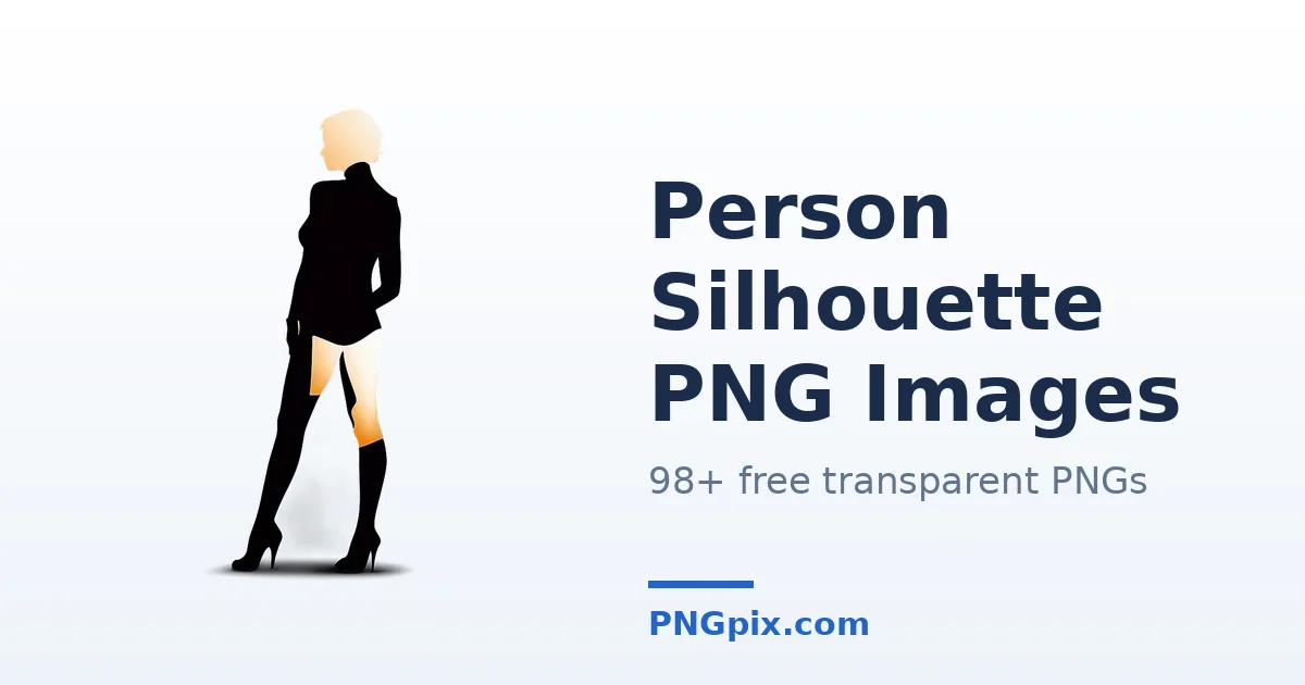 Person Silhouette PNG images