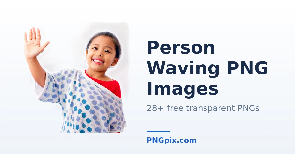 Person Waving PNG images