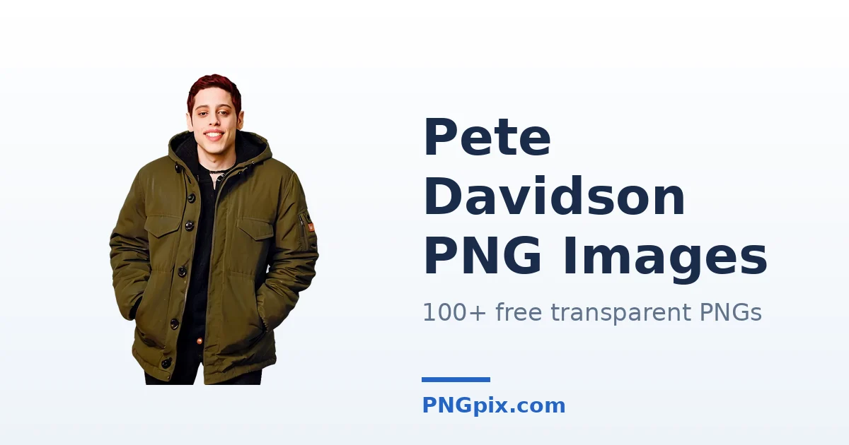 Pete Davidson PNG images