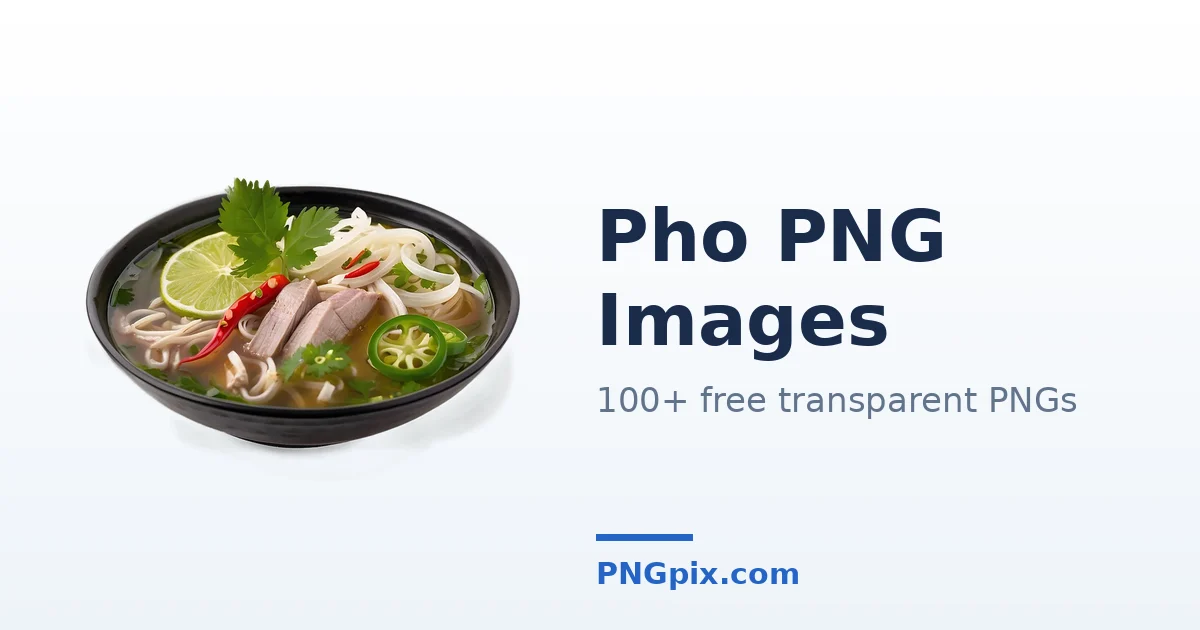 Pho PNG images