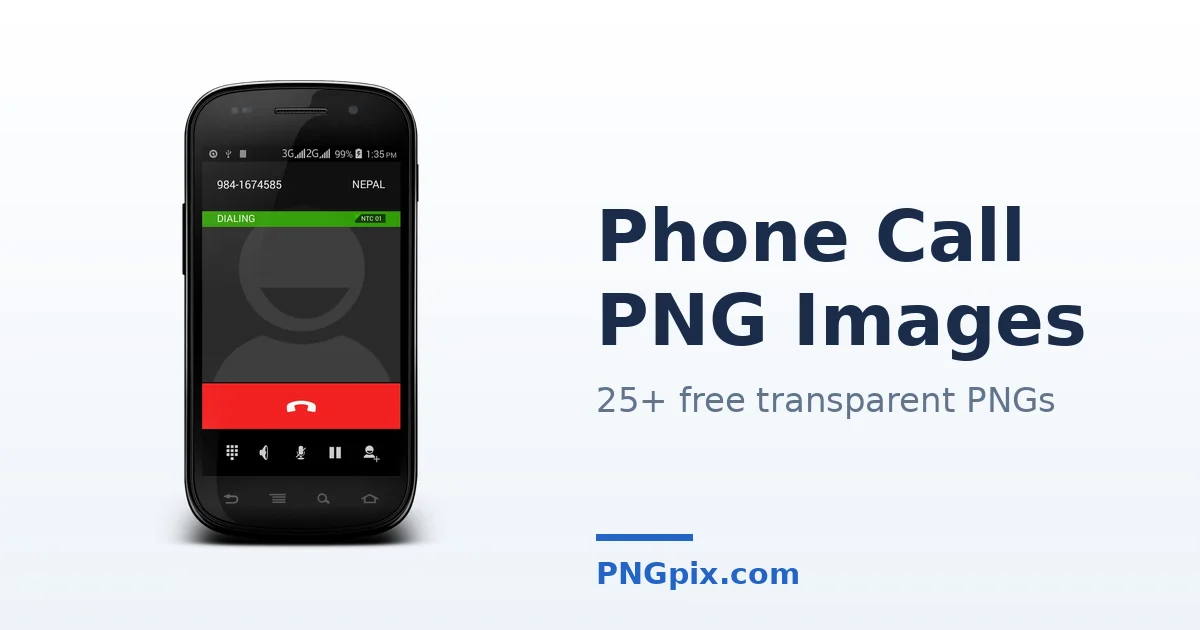 Phone Call PNG images