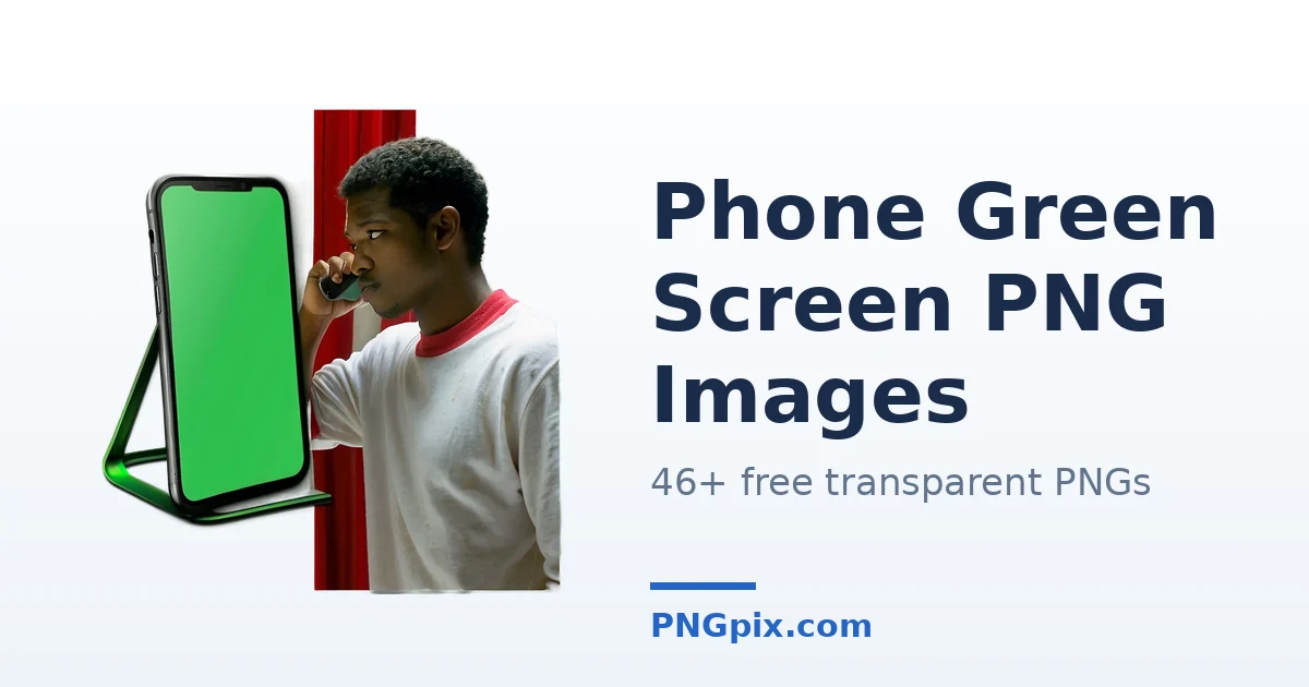 Phone Green Screen PNG images