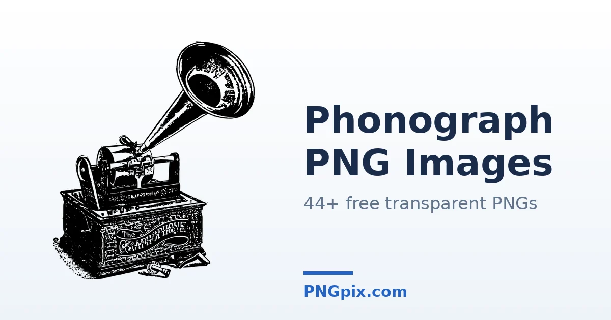Phonograph PNG images