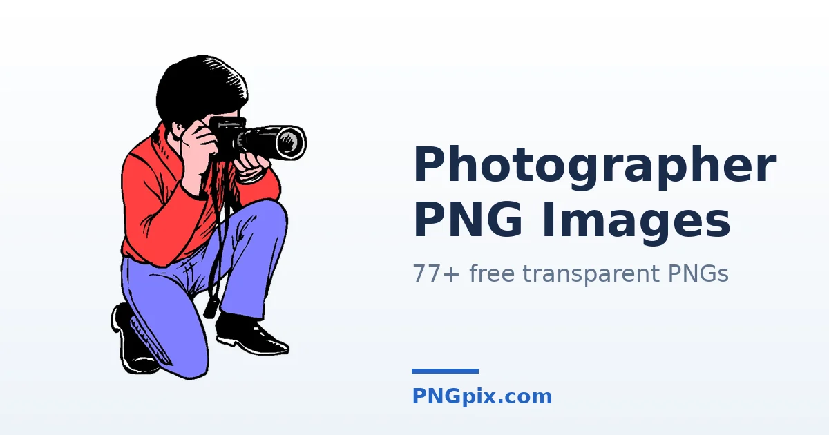 Photographer PNG images
