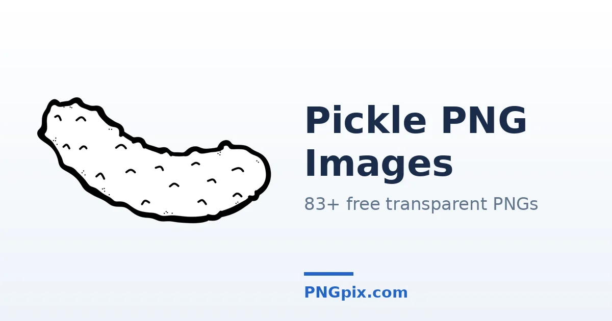 Pickle PNG images