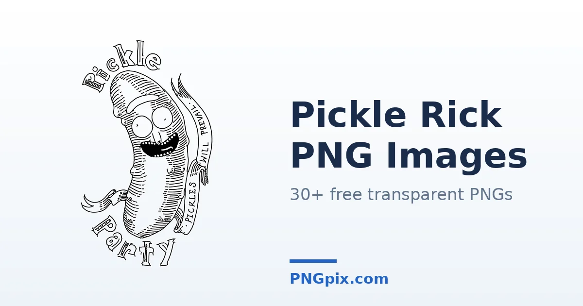 Pickle Rick PNG images