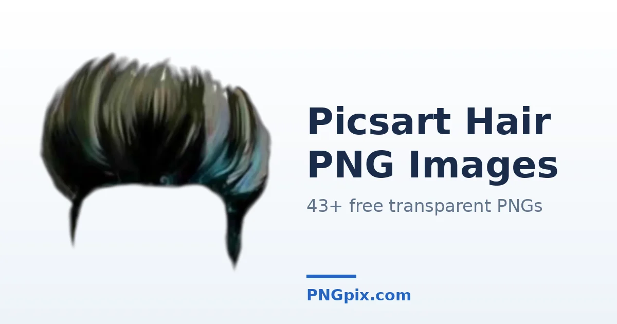 Picsart Hair PNG images