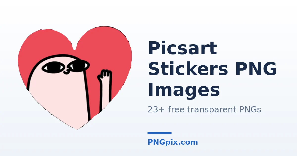 Picsart Stickers PNG images