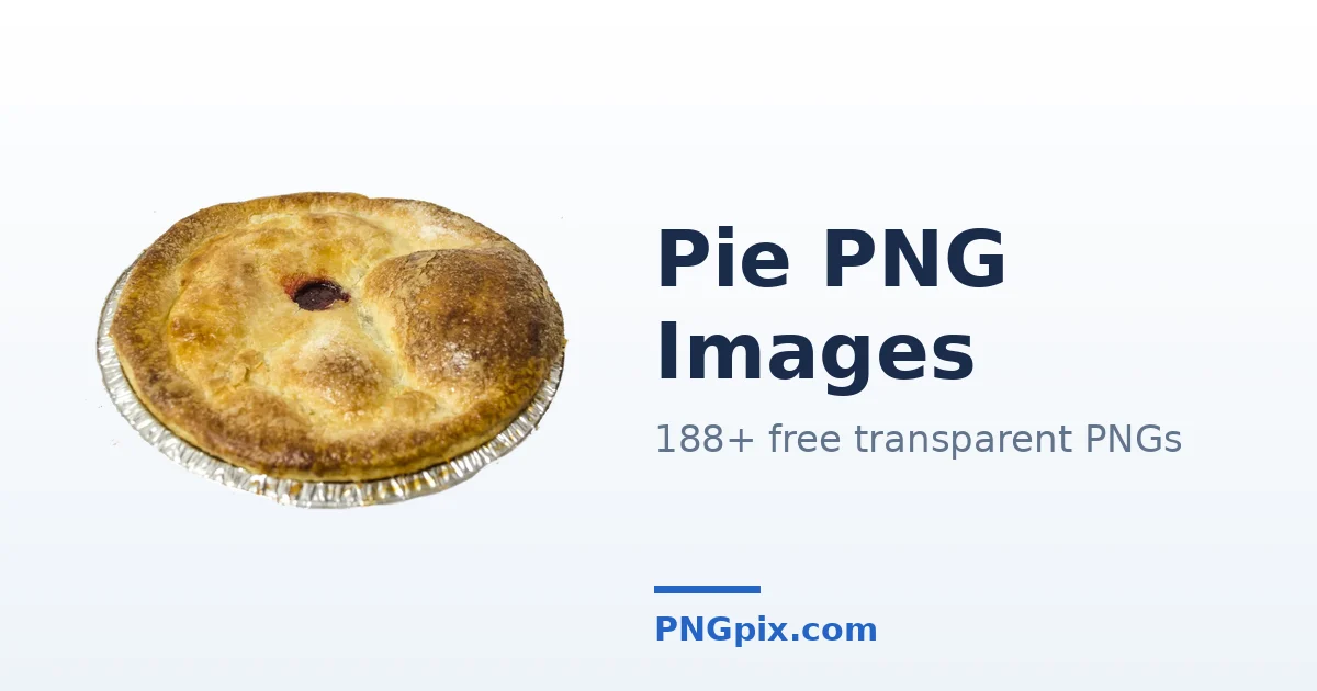 Pie PNG images
