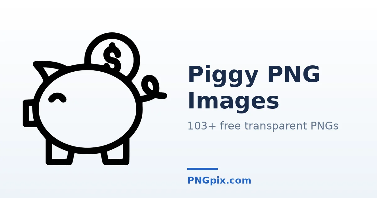 Piggy PNG images