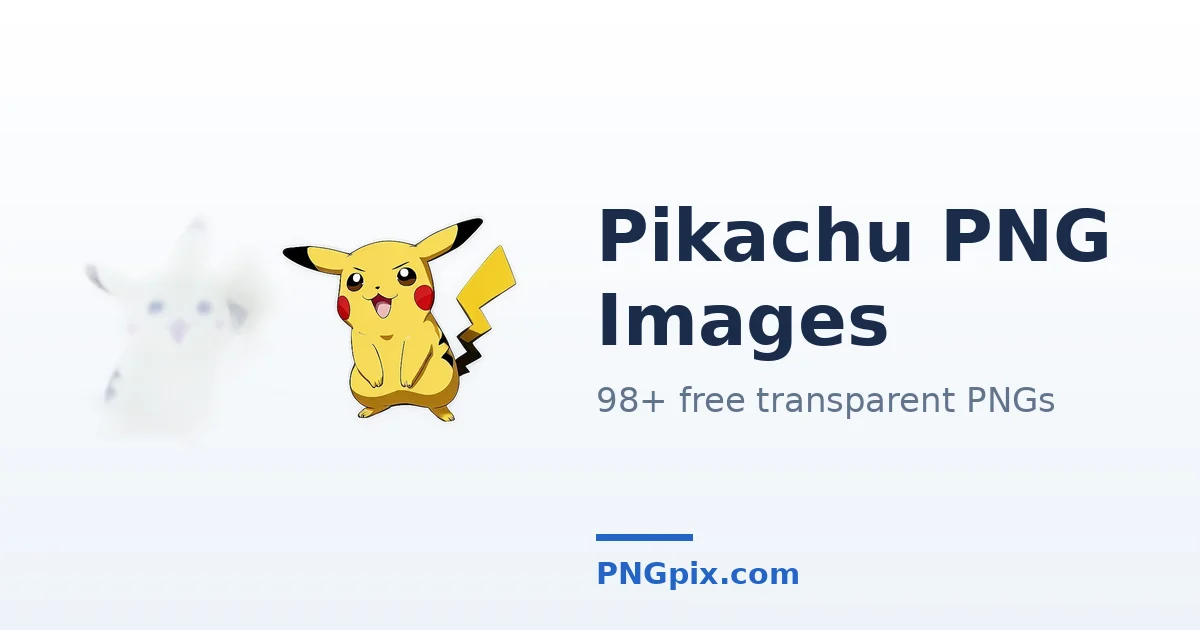 Pikachu PNG images