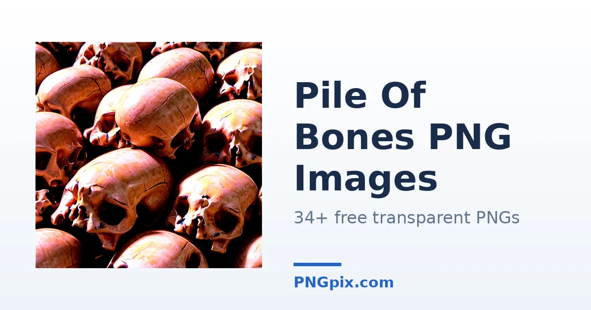 Pile Of Bones PNG images