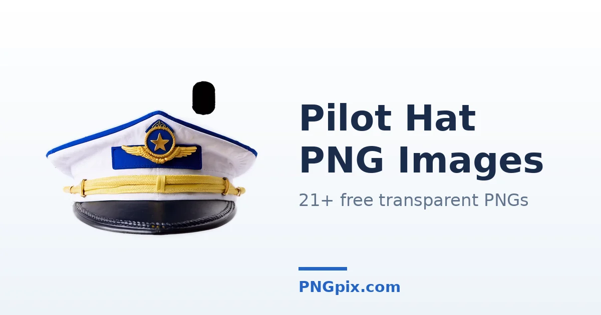 Pilot Hat PNG images