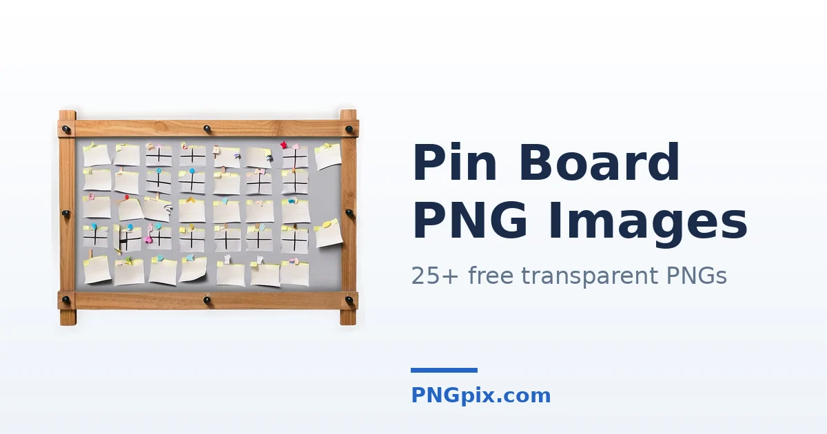 Pin Board PNG images