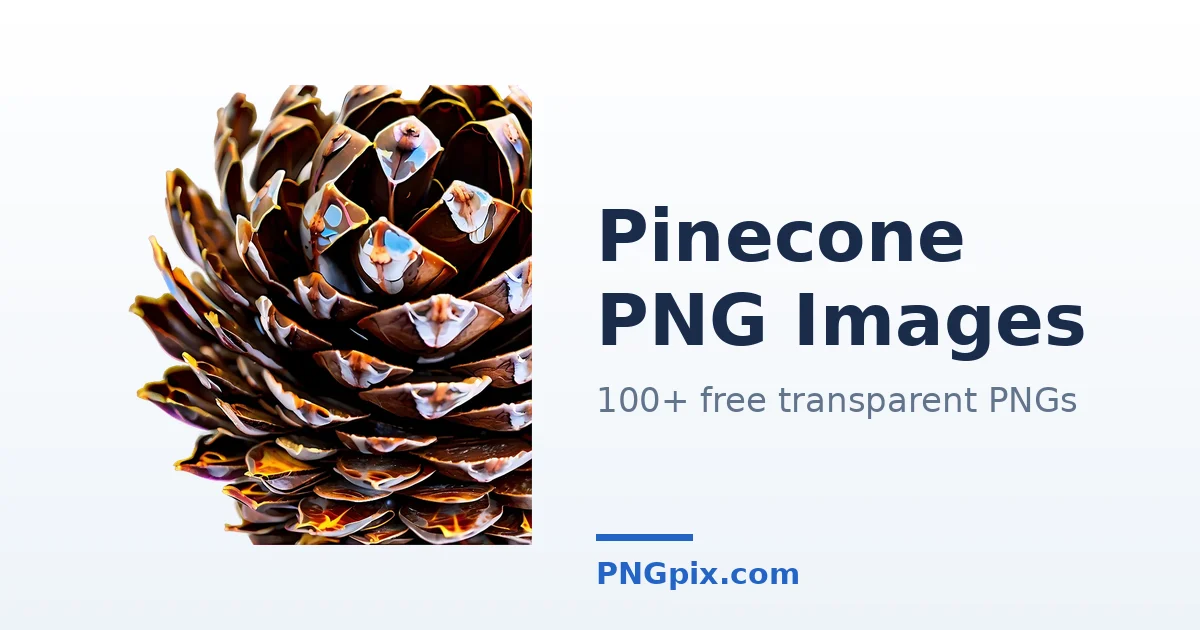 Pinecone PNG images