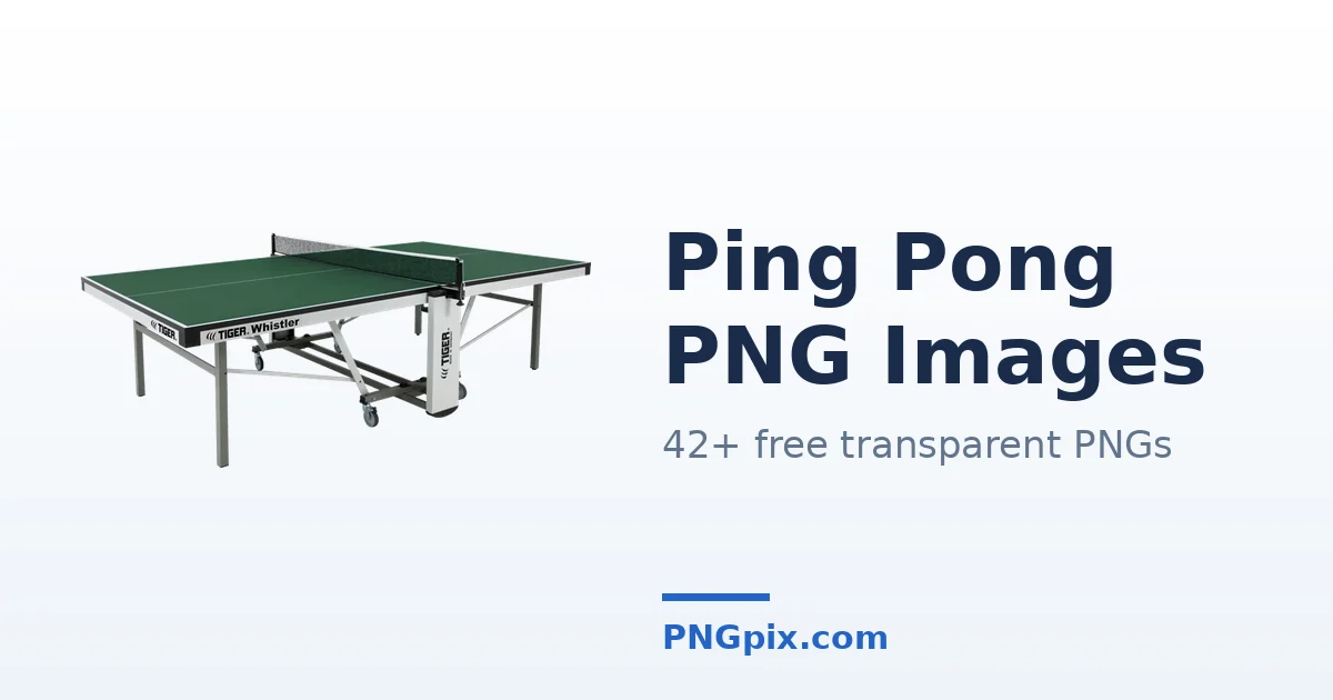 Ping Pong PNG images