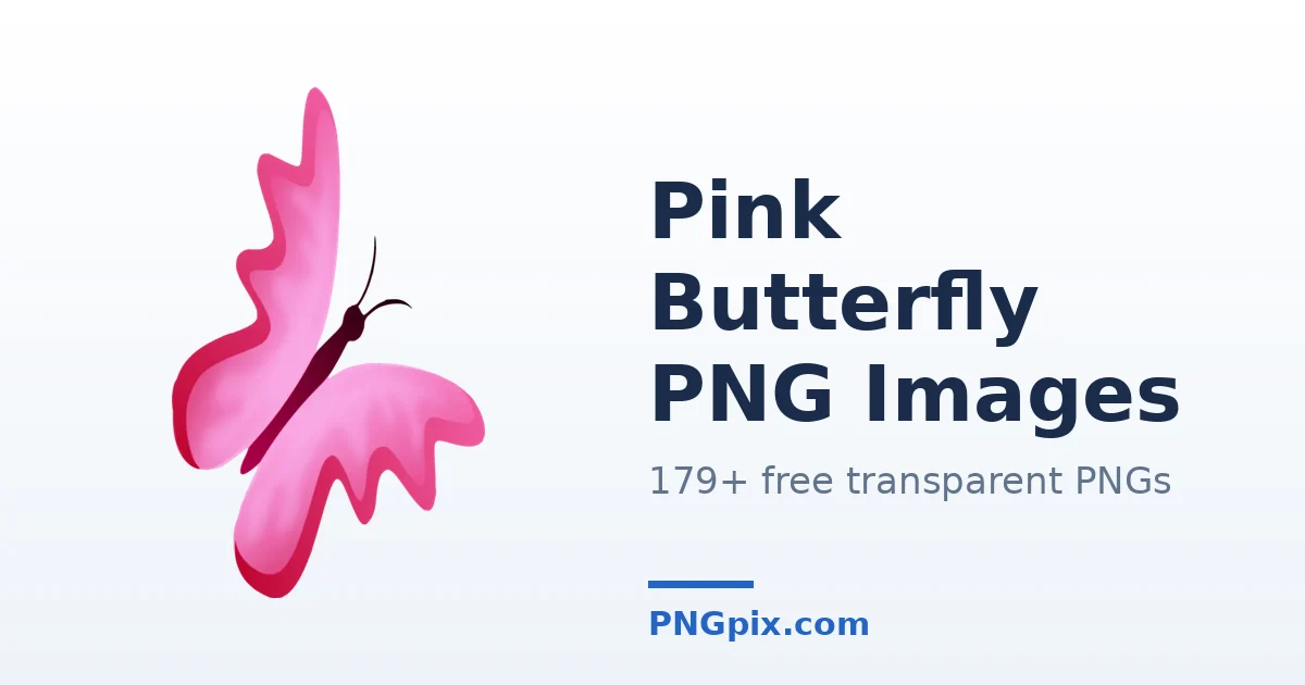 Pink Butterfly PNG images